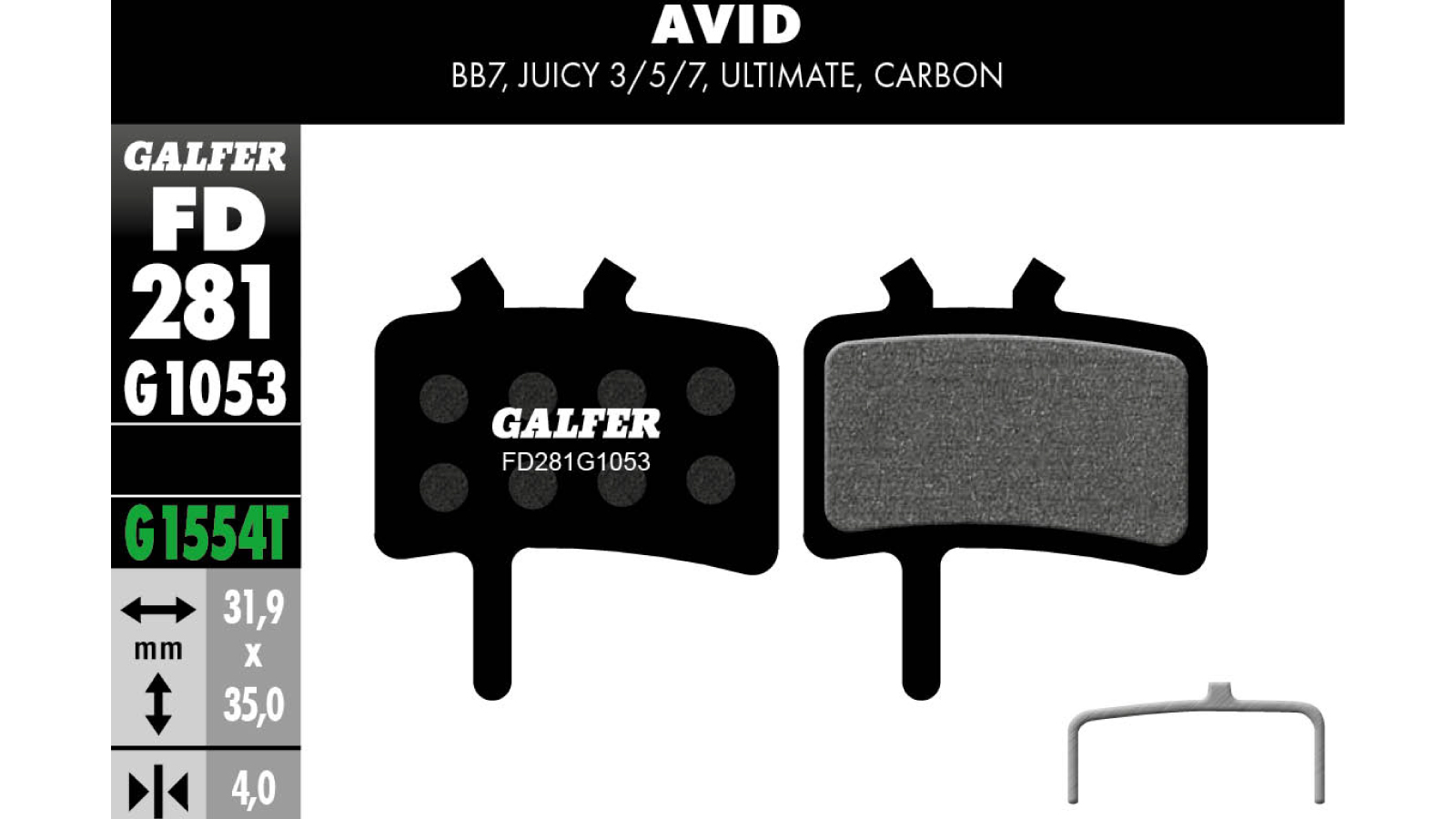 PASTIGLIE AVID JUICY CARBON ULTIMATE BB7