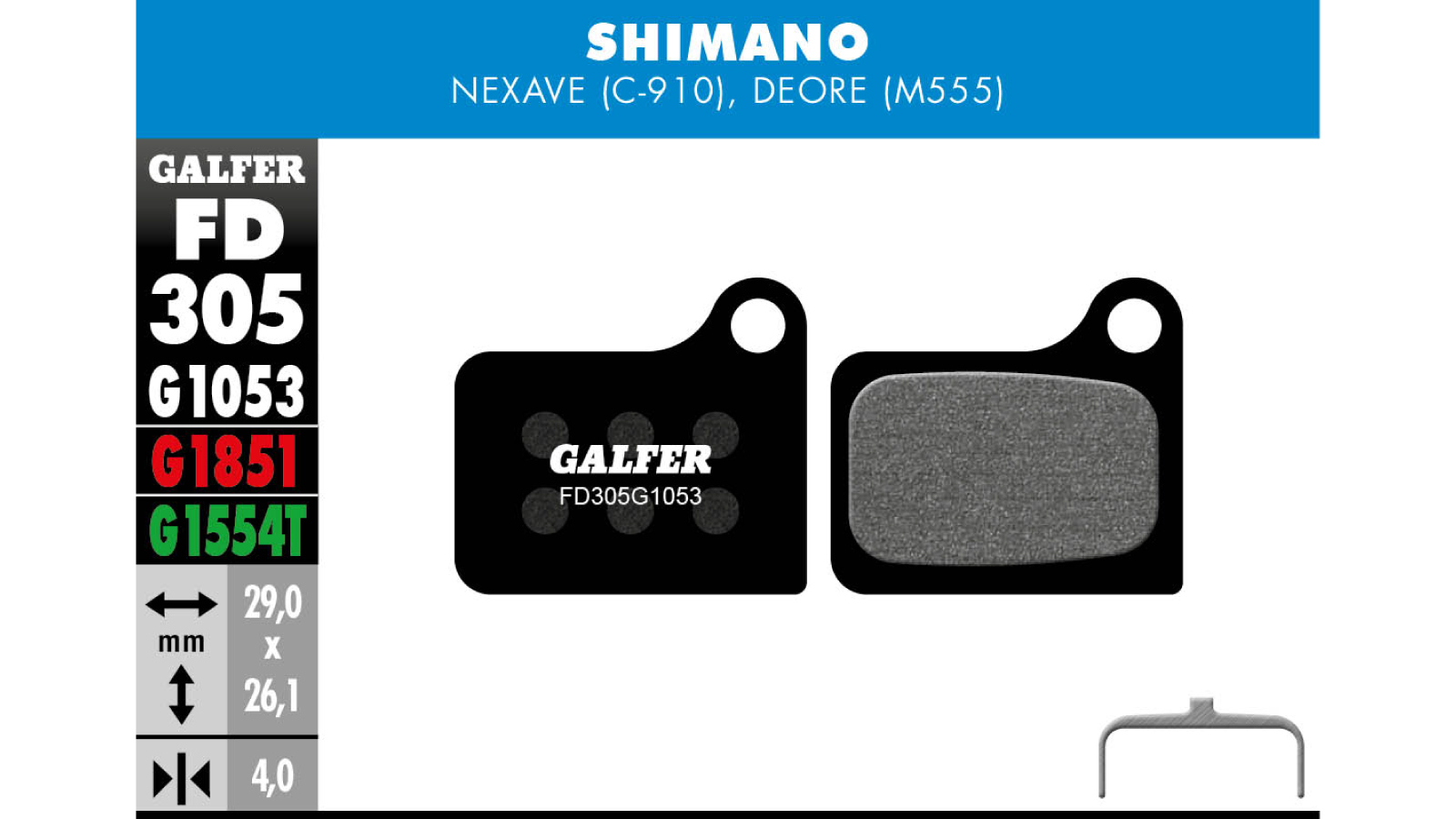 PASTIGLIE SHIMANO NEXAVE