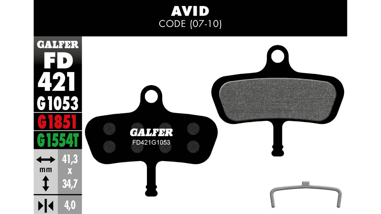PASTIGLIE AVID CODE (07-10)