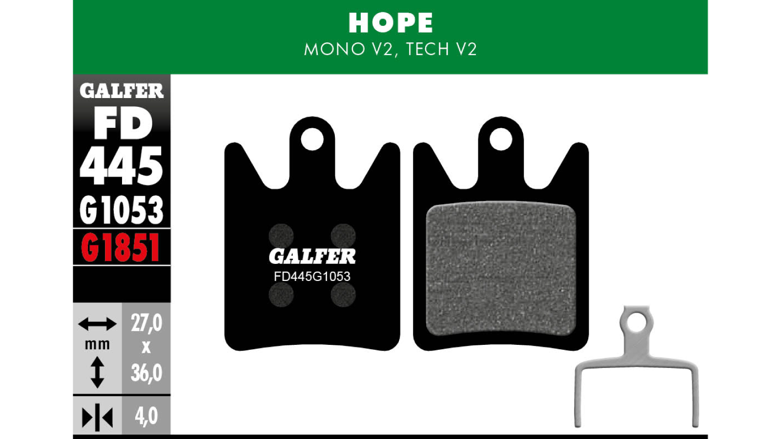 PASTIGLIE HOPE MONO V2-TECH V2