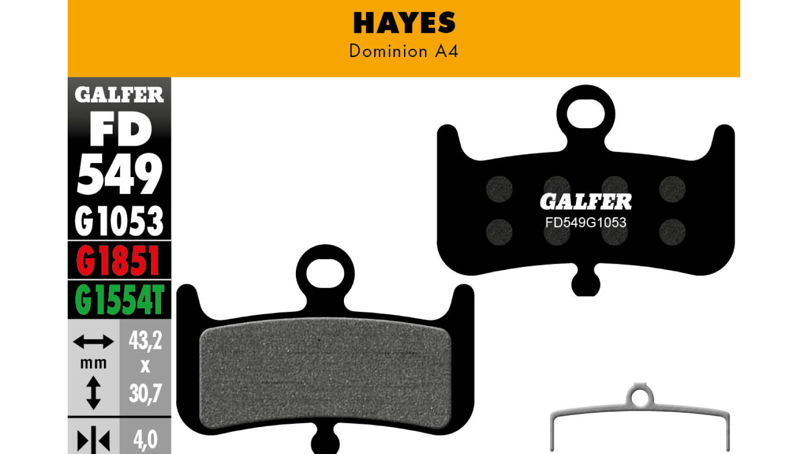 PASTIGLIE HAYES DOMINION A4