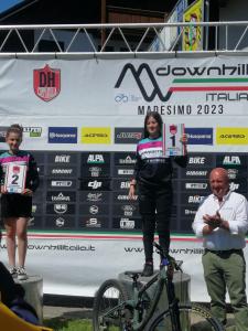 Selene Pagani sul podio