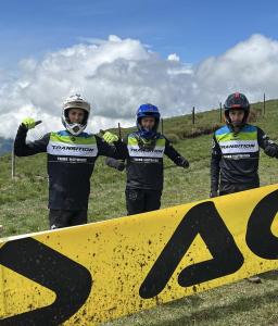 Thomas Bruno Filippo Gilardino e Gioele Mula pre partenza