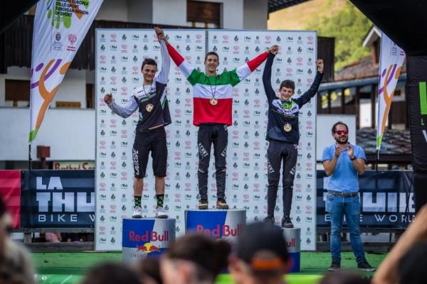 Podio Thomas Bruno primo esordienti maschile